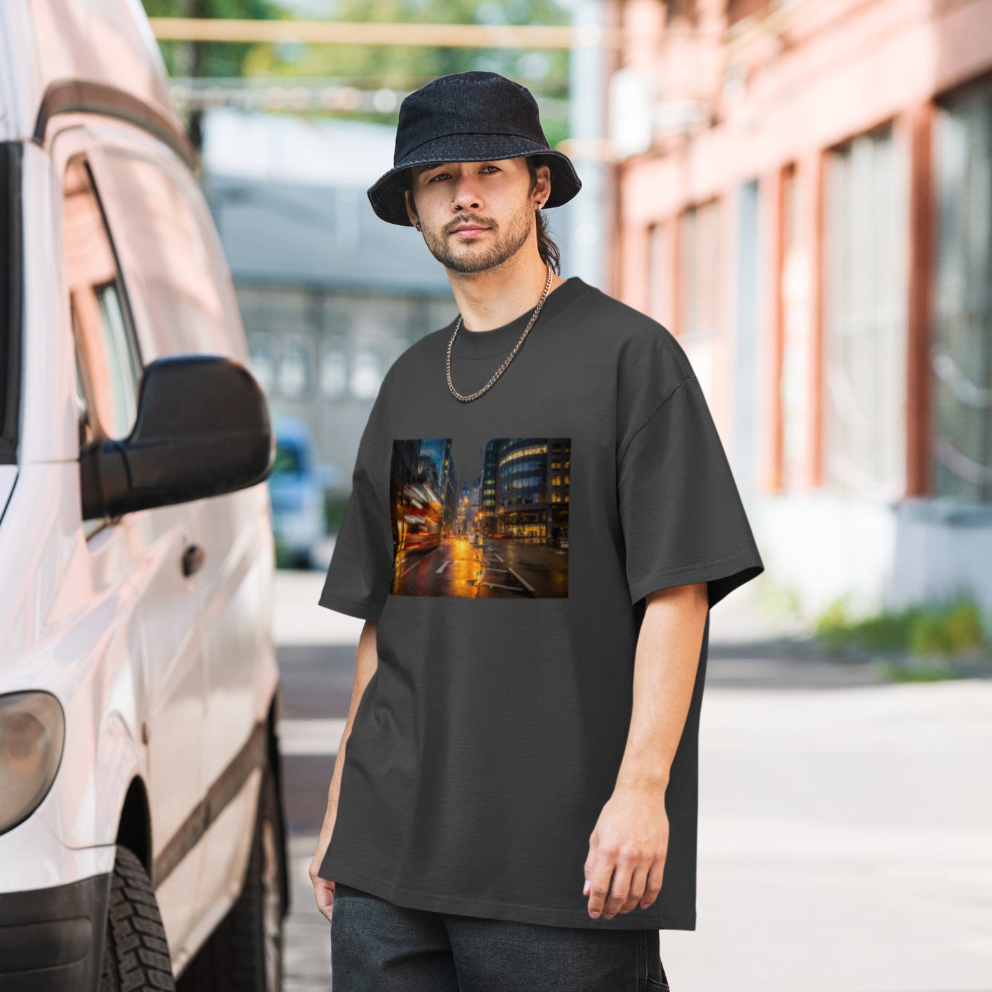 Oversized faded t-shirt - City  Vibe