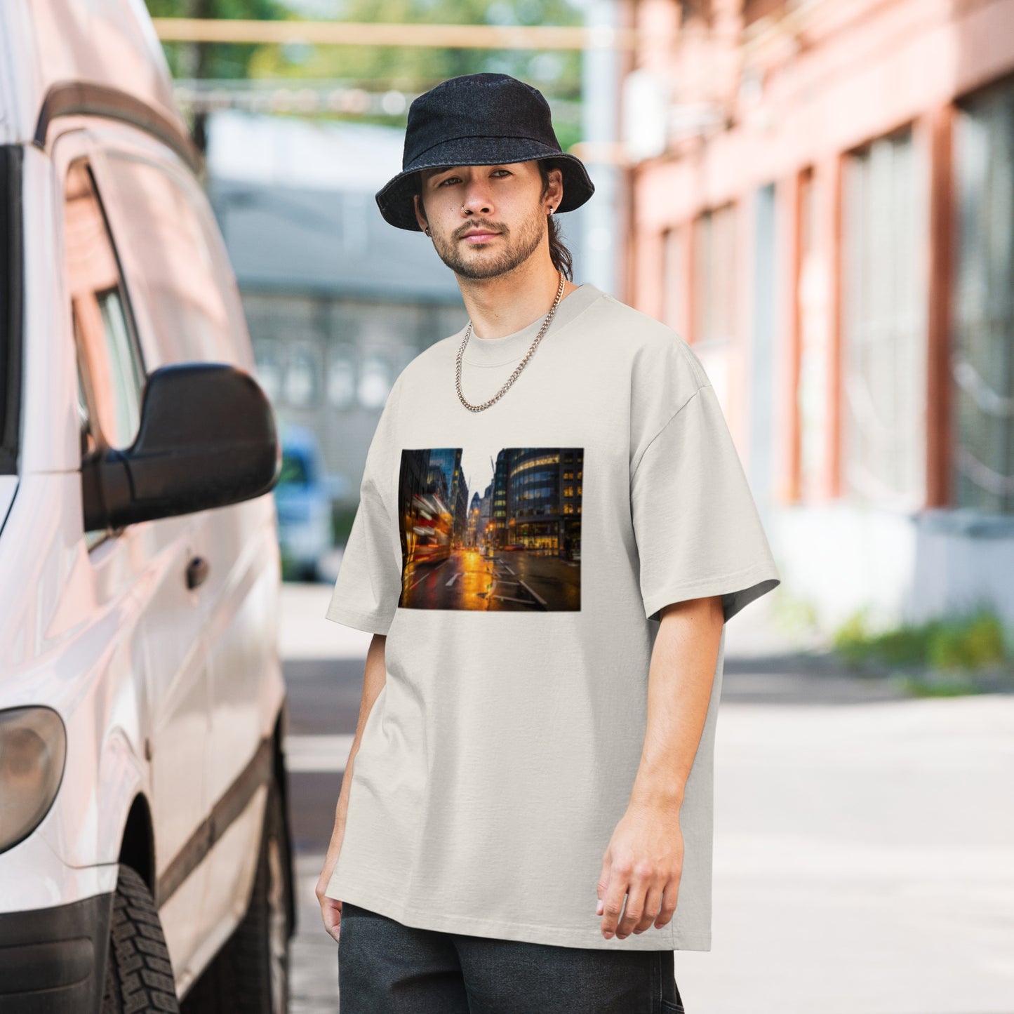 Oversized faded t-shirt - City  Vibe