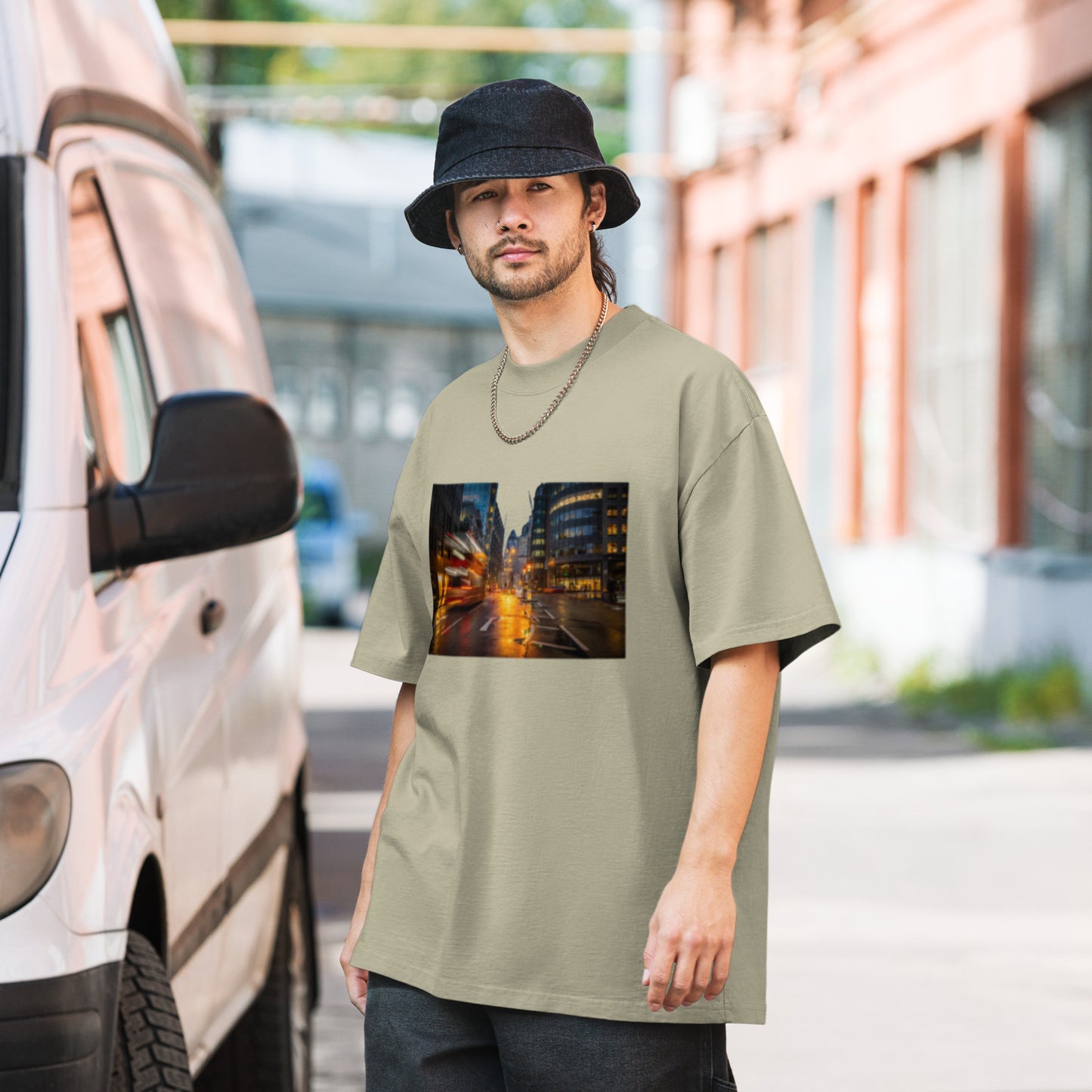 Oversized faded t-shirt - City  Vibe