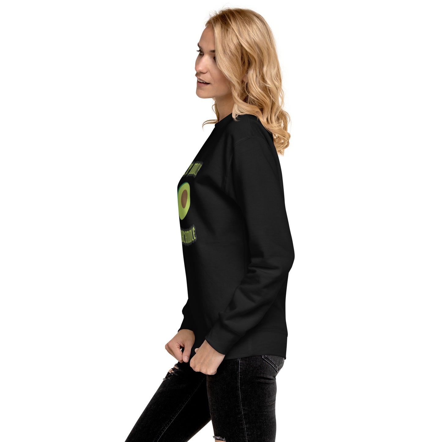 Unisex Premium Sweatshirt - Holly Molly Guacamole