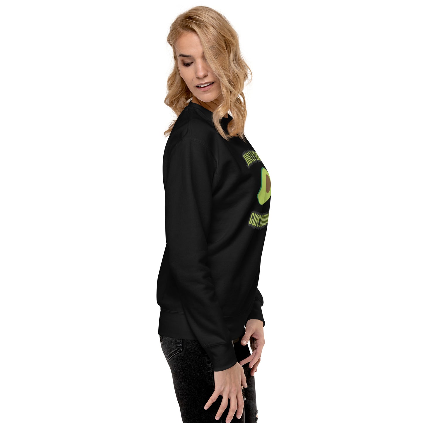 Unisex Premium Sweatshirt - Holly Molly Guacamole