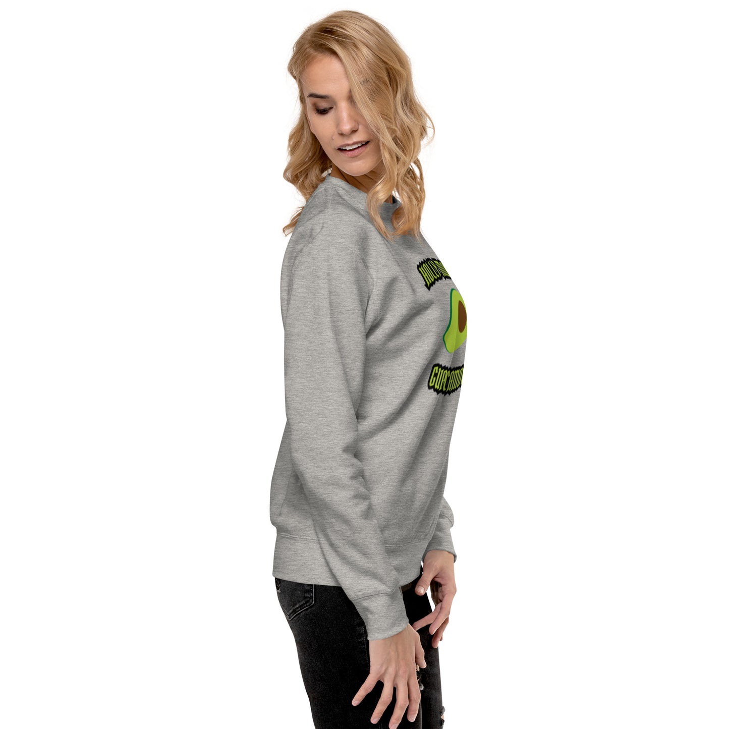 Unisex Premium Sweatshirt - Holly Molly Guacamole