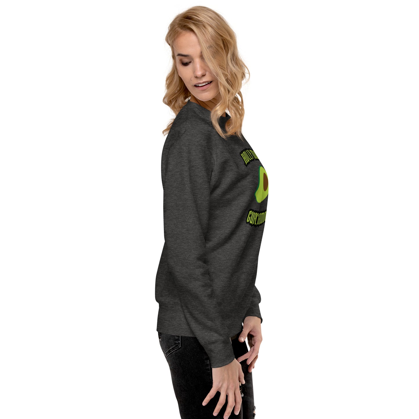 Unisex Premium Sweatshirt - Holly Molly Guacamole